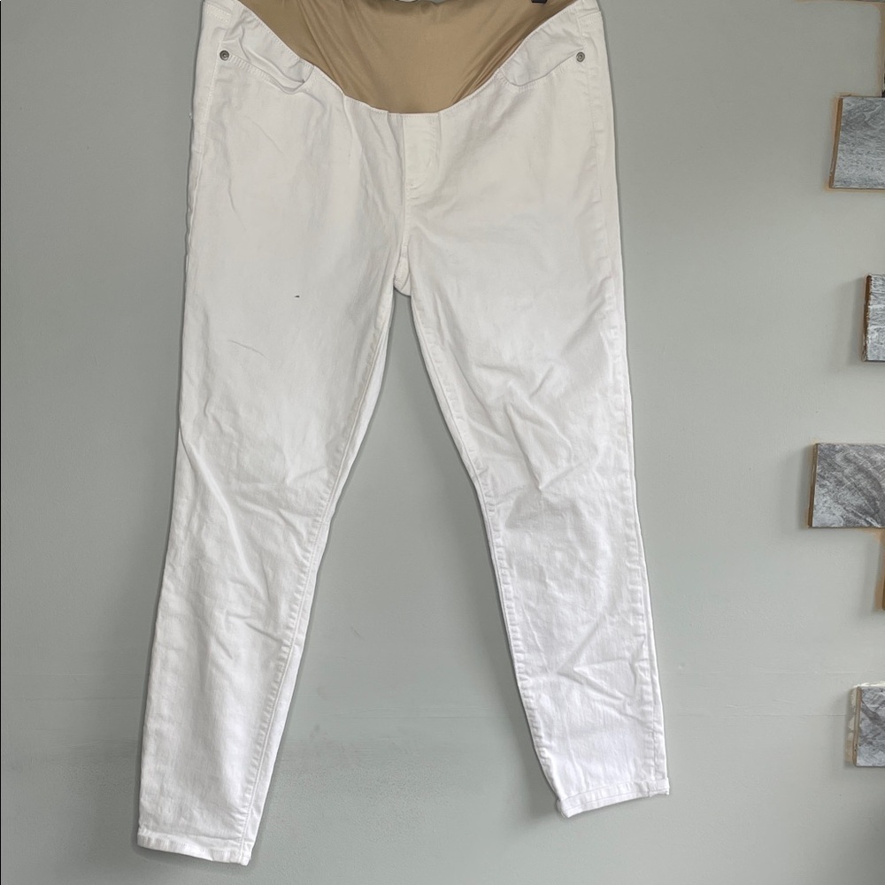 LOFT White Women Jeans Maternity